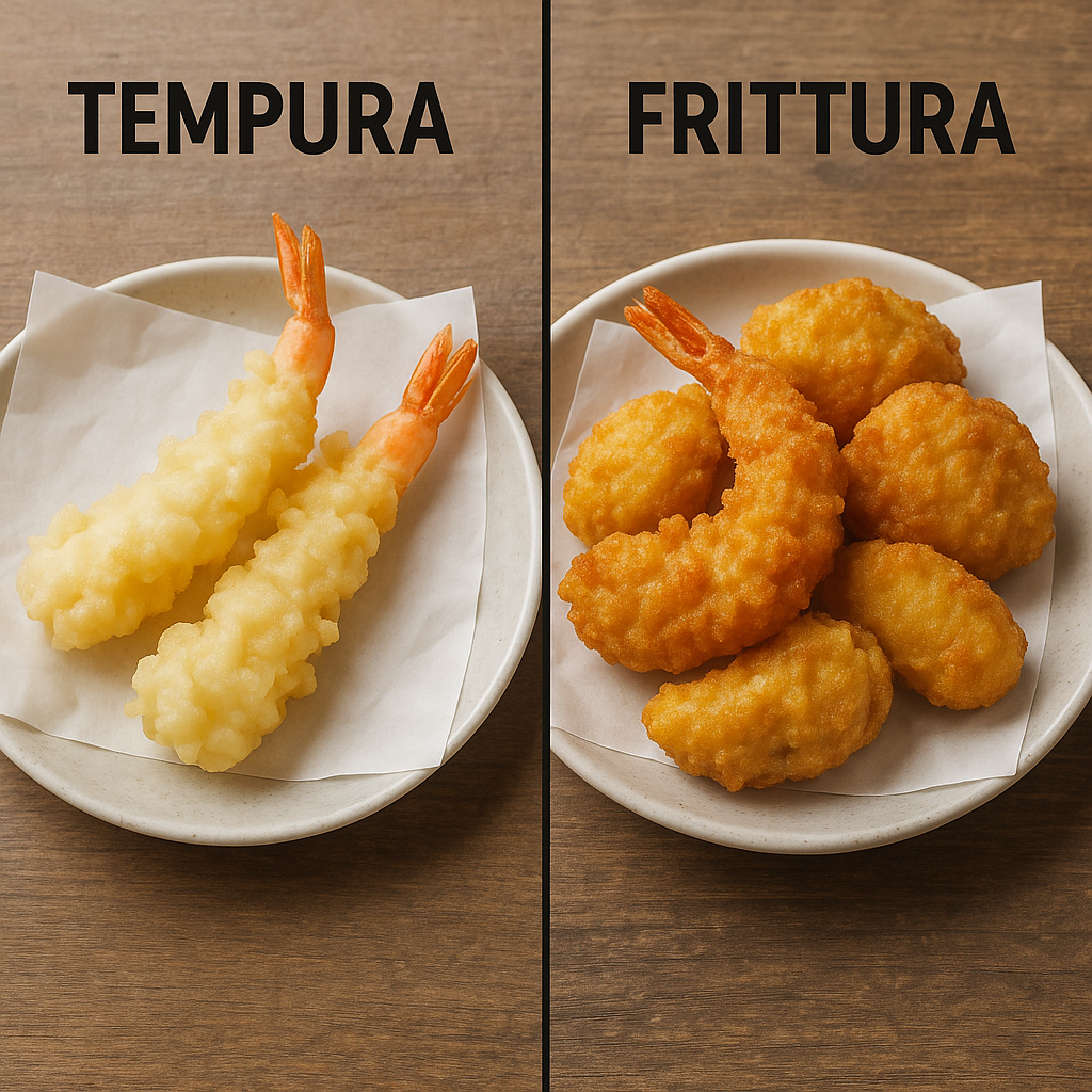 Tempura vs Frittura